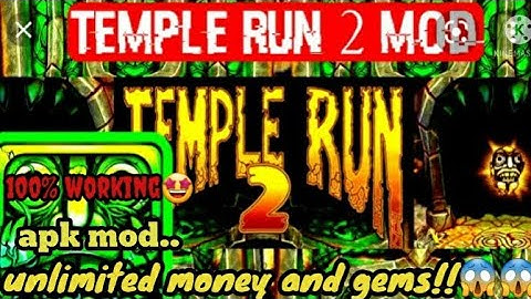 how to download temple run 2 hack/ apk mod free unlimited money and gems