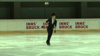13 Han YAN (CHN) - ISU JGP Austria 2011 Junior Men Short Program