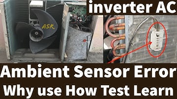 inverter AC Repair Video AC outdoor Ambient temperature sensor how many benefits Sensor Checking