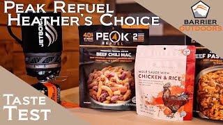 Taste Test: Peak Refuel &amp; Heather's Choice