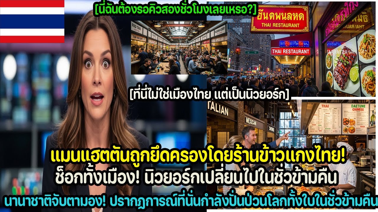 ทำไมคนอเมริกันแห่กินร้านนี้? ร้านอาหารไทยในนิวยอร์กที่ดังเกินคาด!