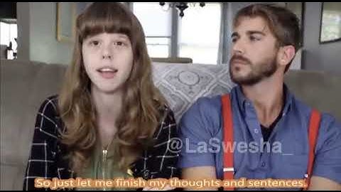 stuttering girl imitates different sounds