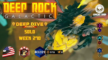 Deep Rock Galactic - Solo Engineer Elite Deep Dive [Week 270] (Fast Earth) Fungus Bogs
