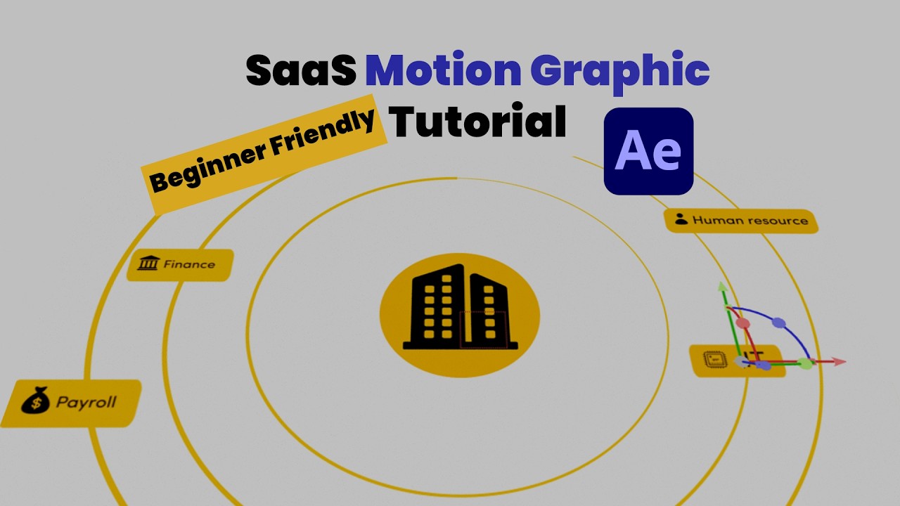 SaaS UI Explainer animation in After Effect For Complete Beginners