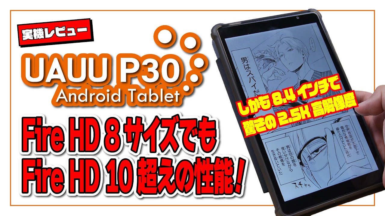 UAUU P30】約1.5万円で買える高解像度ディスプレイの8.4インチ