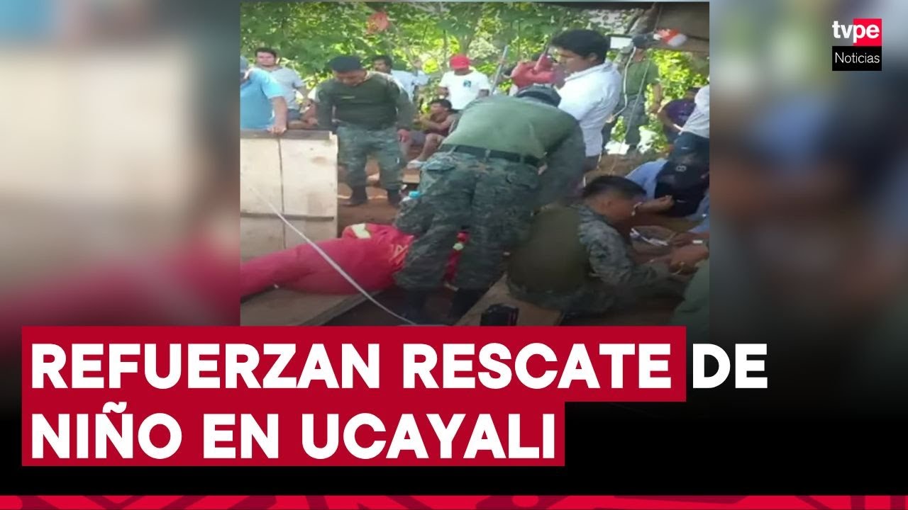 Rescate en marcha: se suman equipos para liberar a niño atrapado en pozo en Loreto