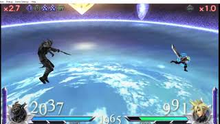 Dissidia Duodecim 012 FF | Cecil (Me) vs Cloud (CPU Lv.100)