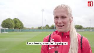 Foot : Emilie Nautnes, attaquante pour la Norvège - Coupe du monde féminine 2019