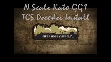 N Scale Kato GG1 TCS Decoder Install