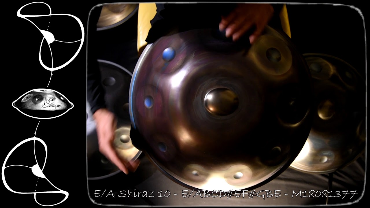 Handpan - E/A Shiraz 10 - Shellopan by Matthieu