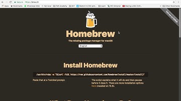 homebrew and GitHub Setup for Mac OS