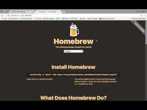 homebrew and GitHub Setup for Mac OS