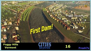 Expanding The QUAY! Vanilla Cities Skylines - Foggy Hills - Vermont Ep16