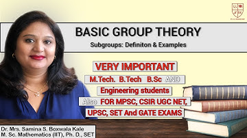 Subgroups: Definition and Some Examples - Chapter 2 - Lecture 1
