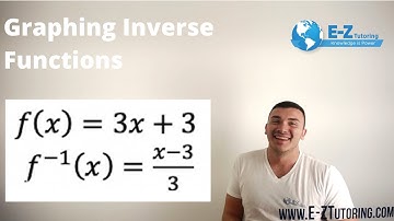 Graphing Inverse Functions - Algebra 2 - E-Z Tutoring