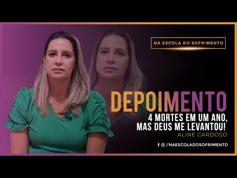4 Mortes em um ano, mas Deus me levantou! - Aline Cardoso