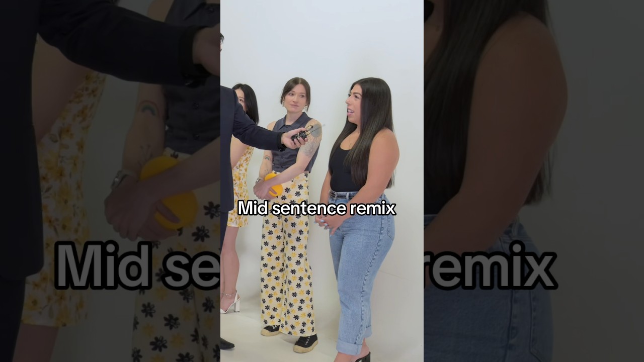 Not the remix mid-sentence 😅 