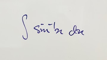How to integrate arcsin(x)