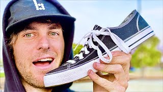 1000 KICKFLIPS IN THE CHEAPEST WALMART SHOES!
