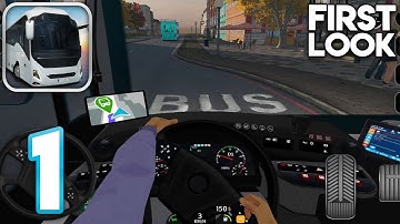 Bus Simulator : EVO - Walkthrough Gameplay Part 1 - First Look (iOS, Android)