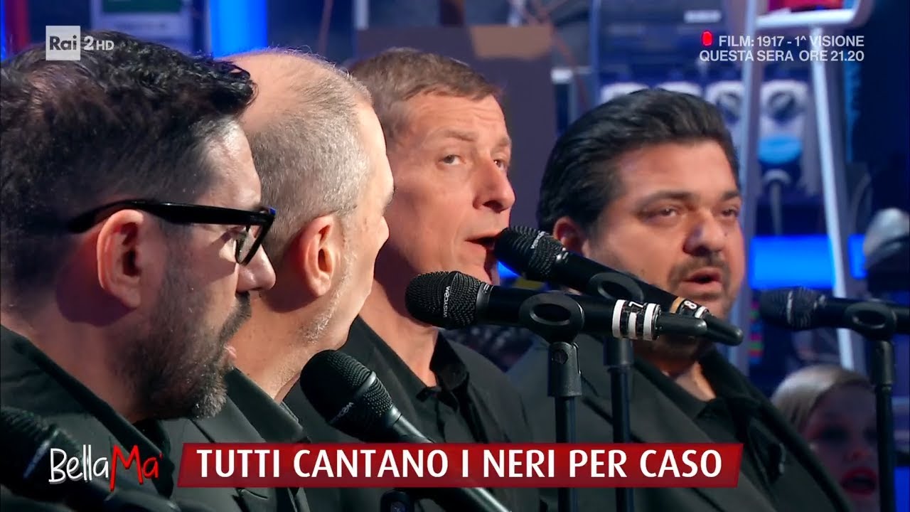 I Neri per Caso dal vivo a BellaMa' - BellaMa' 06/04/2023