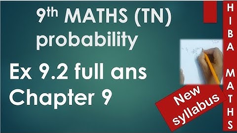9th maths chapter 9 exercise 9.2 full answers tn samacheer hiba maths