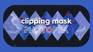 🕹️ :: how to clip an image layer in photopea #shorts