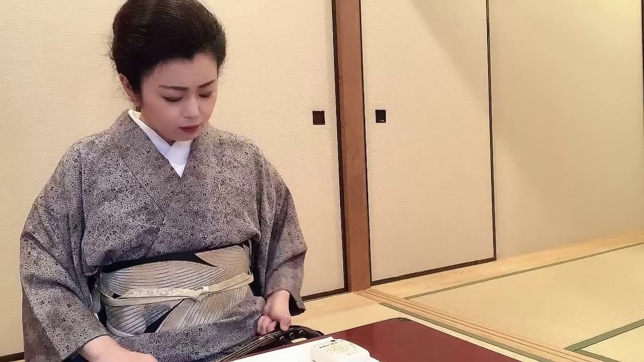 7本 二上り 三味線調子：東京三味線教室入門者用サポート動画 - YouTube