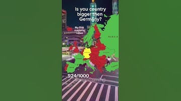 Is you country bigger then Germany? #capcut #shorts #mapping #video #quality #germany #country #edit