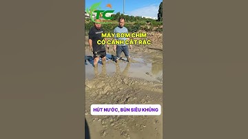 Máy bơm chìm có cánh cắt rác hút nước, bùn thải, chất thải chăn nuôi cực kỳ nhanh, công suất khủng