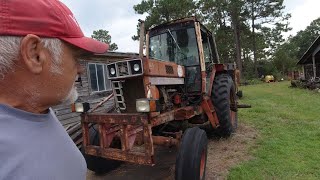 Will it START!? Found A 45 YR old INTERNATIONAL 1486 TRACTOR