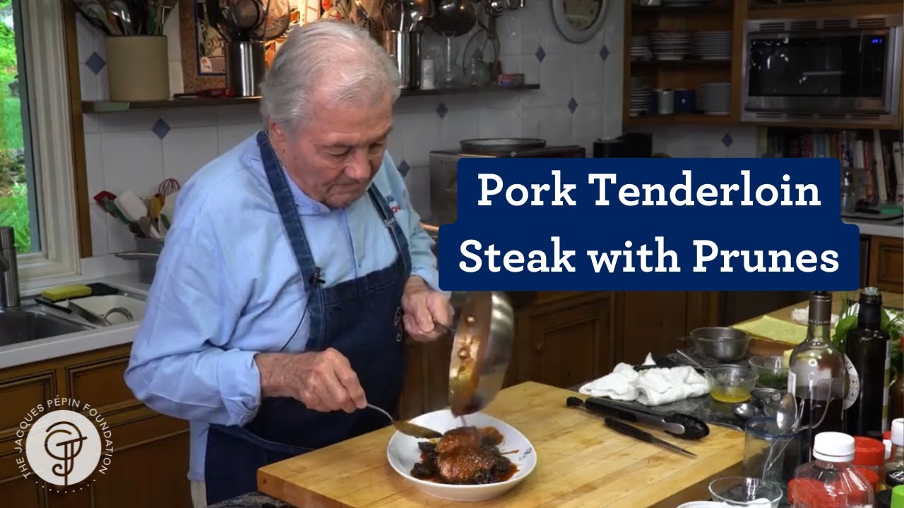 Pork Tenderloin Steak with Prunes