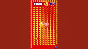 Find the odd number 47🤔 #puzzle #maths #canyouanswer #riddles #iqtest #paheliyangk #find #ढूंढो