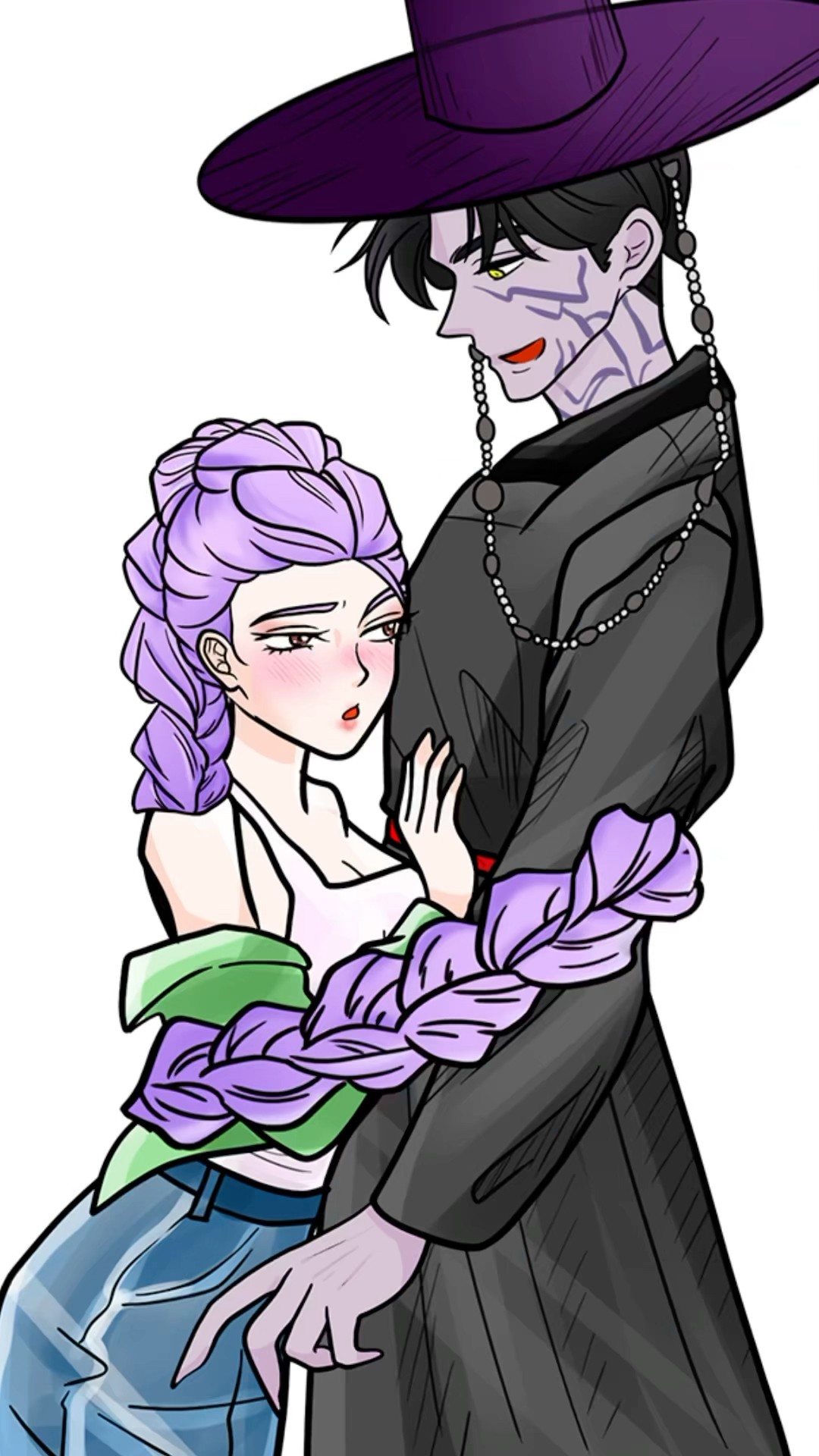 KPOP DEMON HUNTERS Sticker Rumi Falls Into The Arms of The demon