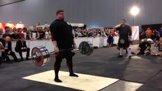 Zydrunas Savickas 390kg 860lb deadlift 2016 Arnold Classic Australia Strongman