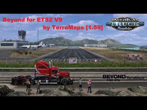 American Truck Simulator (1.59) Beyond for ETS2 V9 by TerraMaps [1.59] New Version + DLC's & Mods