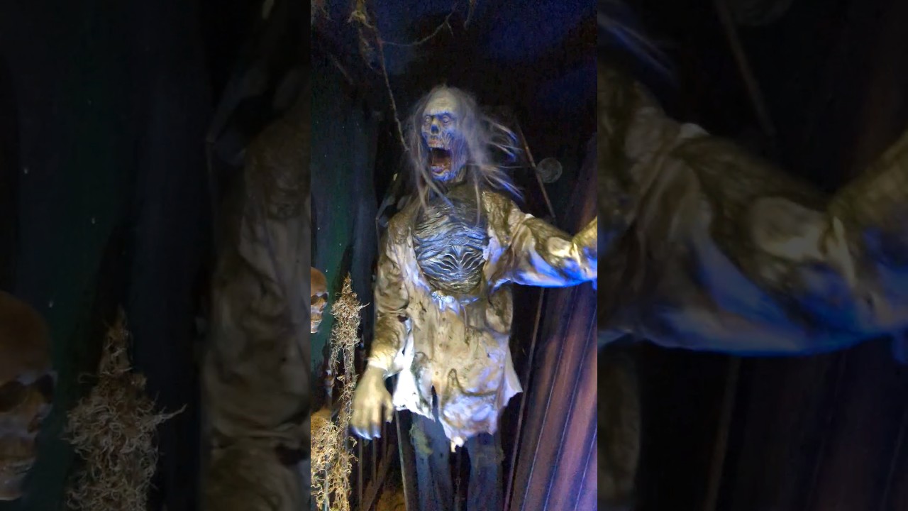 Coffin Corpe Door animatronic from Poison Props during IAAPA Expo 2023 #hauntedhouse #halloween