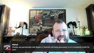 Charles Hoskinson on  Are partnerships with Ripple or Chainlink still being discussed