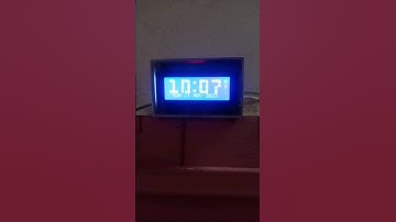 Best IOT Project Digital Clock