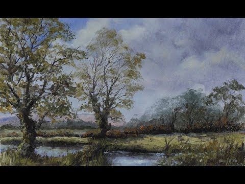 April Landscape - Time Lapse Painting
