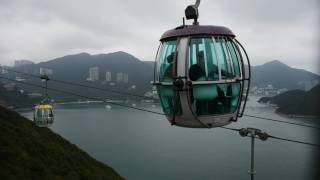 香港海洋公園登山纜車(往海濱樂園) Hong Kong Ocean Park cable car(to Waterfront Cable Car Station)