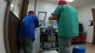 Changing Cidex OPA on a Olympus DSD 201