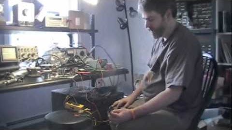 Stephen on Theremin Building #1