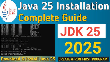 How to Install Java JDK 25 on Windows 10/11