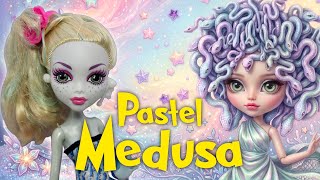 I MADE A PASTEL MEDUSA DOLL / Monster High Doll Repaint by Poppen Atelier