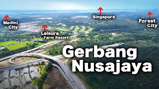 Download Lagu OPEN NOW! New Strategic Gateway to Singapore \u0026 Second Link - GERBANG NUSAJAYA | 4K 60FPS MP3