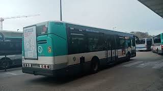 Bus 171 RATP - Départ d'un Citelis 12 N°5289 à Pont de Sèvres en direction de Château de Versailles🏰