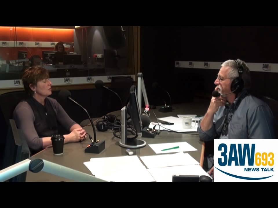 Newly appointed Speaker Anna Burke MP with Neil Mitchell