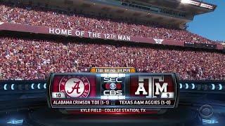 #10 Alabama at #9 Texas A&M Week 7 2015 | Full Game 720p60fps