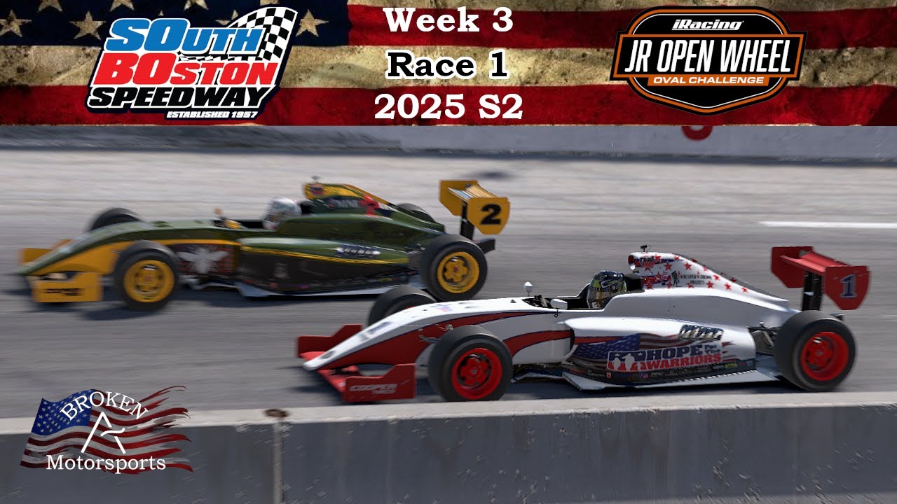 Jr Open Wheel Oval Challenge - South Boston Speedway - iRacing Oval ...